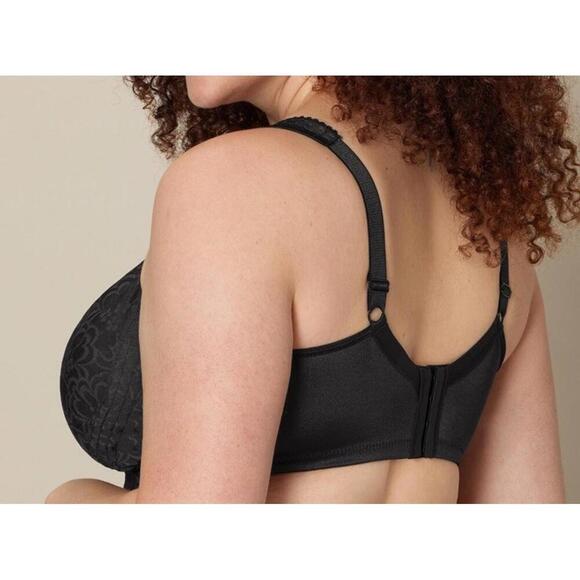 Playtex 18 Hour Bra Wirefree Ultimate Lift True Support Womens 4745 42DD Black - Picture 2 of 4